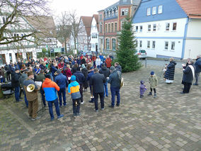 Feier des „Weihnachtsfriedens“ in Naumburg (© Karl-Franz Thiede)